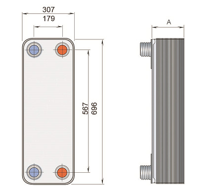 宝得BL-190钎焊板式换热器 小产品也有大作用