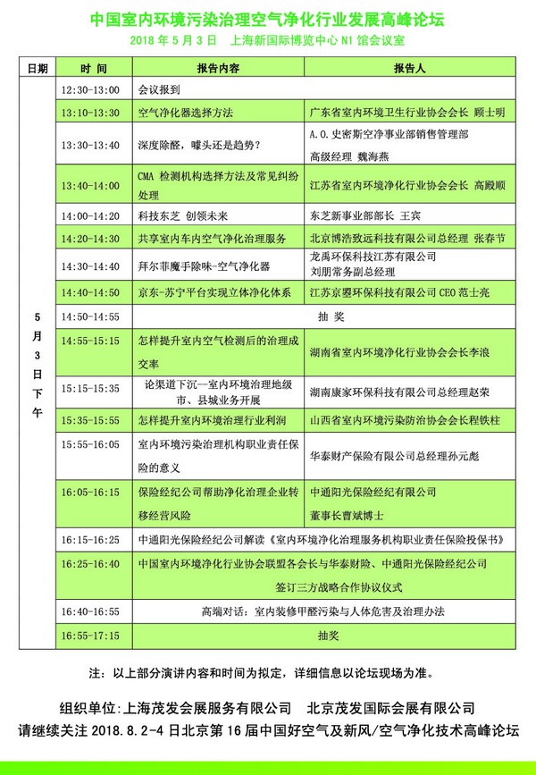 CAPE2018上海净博会开展在即 三大看点大揭秘