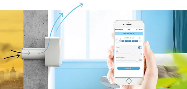 递安推出新款壁挂式新风机MINI：超值恒温家用新风系统