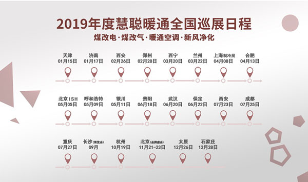 携手共赢！2019年度慧聪暖通与舒适家居巡展再度起航