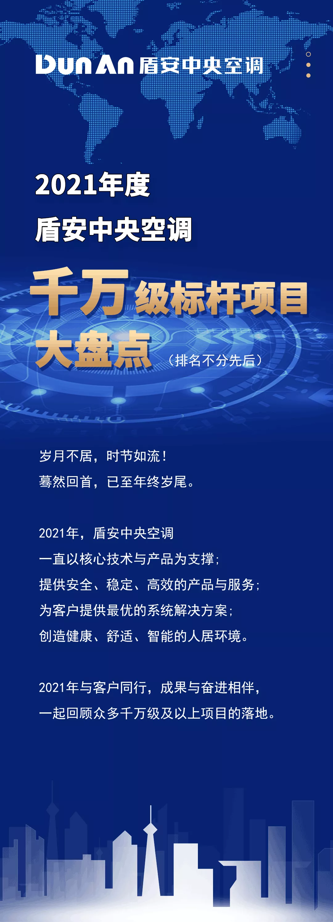 细数收获，砥砺前行 | 2021年度盾安中央空调千万级标杆项目盘点！