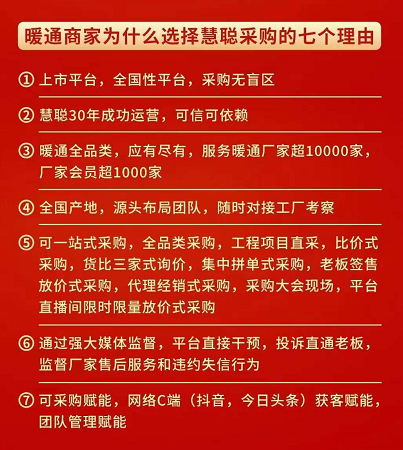 为全国14万家暖通商家源头找货！慧聪供热采暖网易招通撮合团队走进羽顺热能