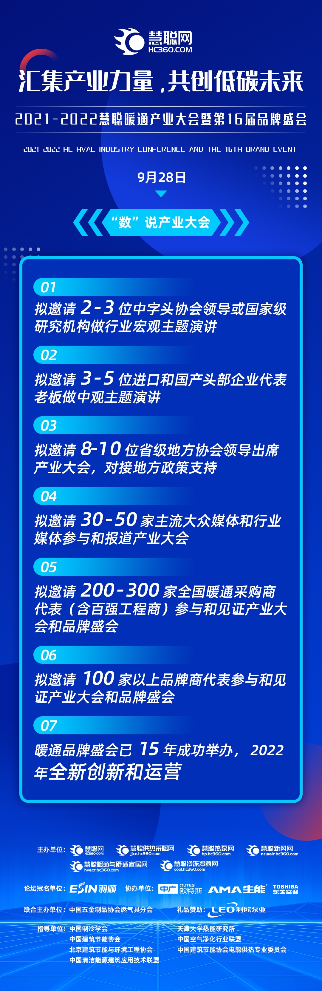 2021-2022慧聪暖通产业大会暨第16届品牌盛会报名审核中，您将收获什么？