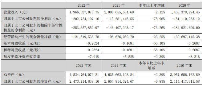 雪人股份2022年营收19.66亿，同比下降2.12%