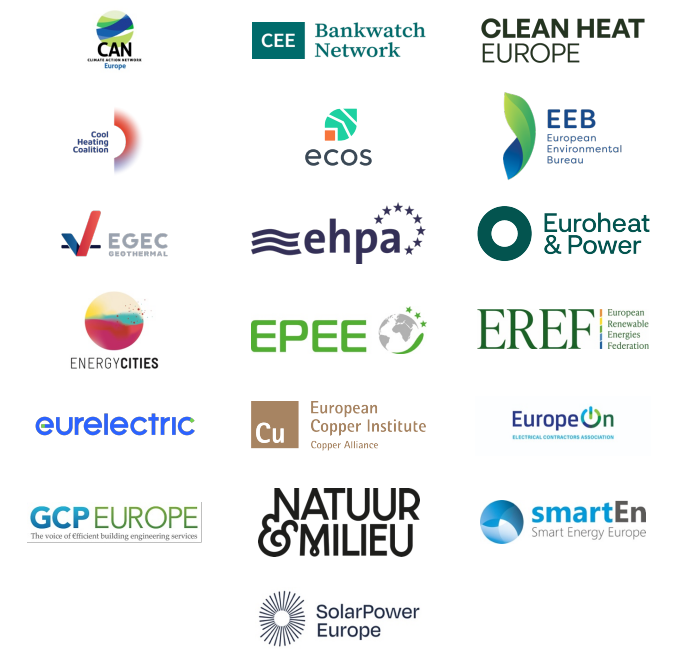 19个组织向欧洲委员会紧急呼吁发布《热泵行动计划》