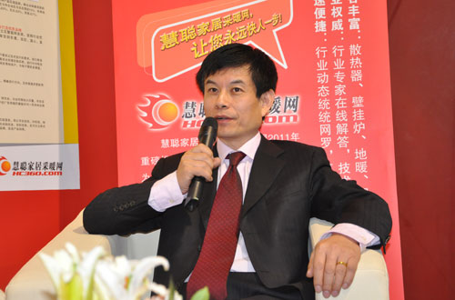 2011采暖展:富丽凯中国区首席代表王立