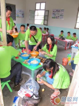 绿芽行动惠及近100名安徽肥东庙岗小学学生