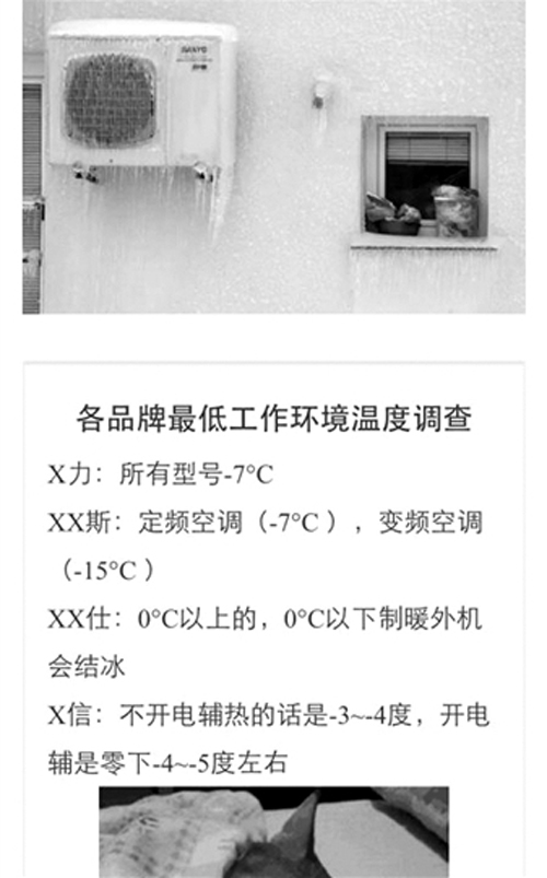 网传“空调最低工作温度-7℃” 专家:基本正确
