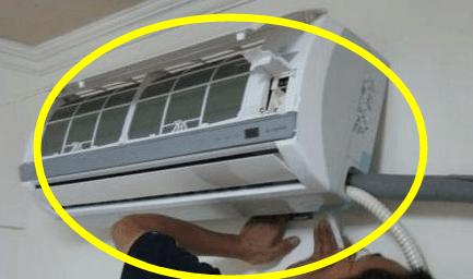 装修工假如这样安装空调 那立马多给他200元 验收都免了!