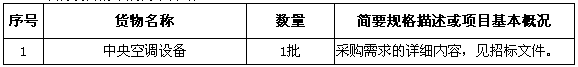 桂林市不动产登记中心金荣大厦中央空调采购公开招标公告