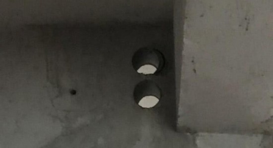 空调孔没开好 业主说没事 可接下来气的却要把空调给退掉
