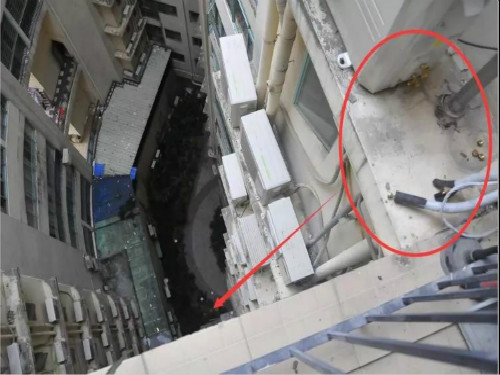 空调工未系安全带坠亡!