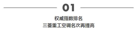 近半个世纪的信赖丨2020年空调满意度排名 三菱重工名次再提升！